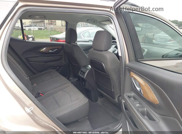 3GKALTEV3JL312792 2018 GMC TERRAIN Brown Vista de la etiqueta del VIN