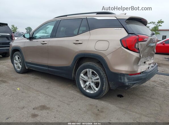 3GKALTEV3JL312792 2018 GMC TERRAIN Brown Trasero izquierdo