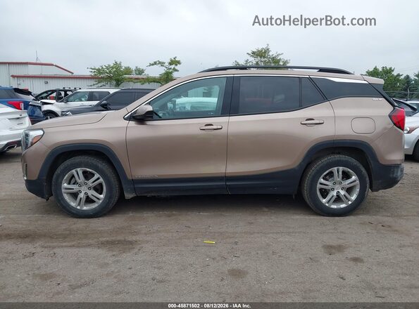3GKALTEV3JL312792 2018 GMC TERRAIN Brown Vista interior de 360 grados