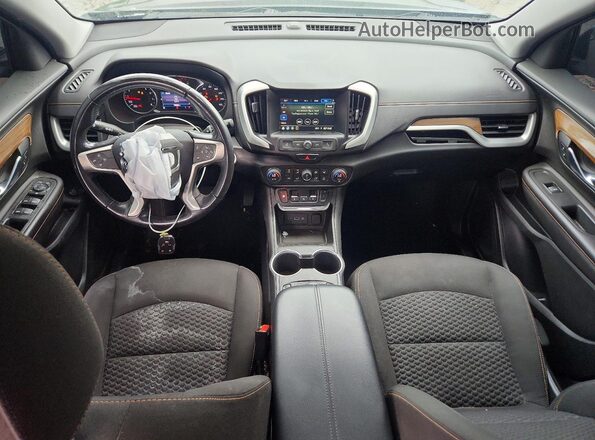 3GKALTEV3KL116885 2019 GMC TERRAIN Black წინა პანელის ხედი