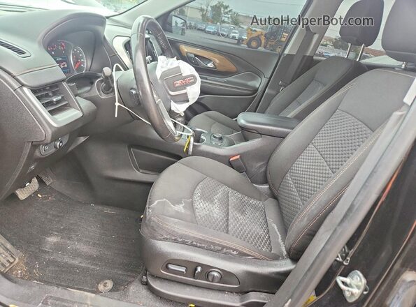 3GKALTEV3KL116885 2019 GMC TERRAIN Black წინა სალონის ხედი