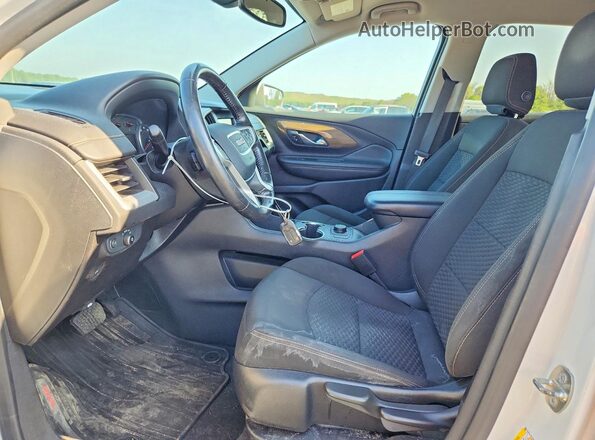 3GKALTEV3KL217277 2019 GMC TERRAIN White Vista interior delantera