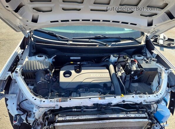 3GKALTEV3KL217277 2019 GMC TERRAIN White Vista del compartimento del motor