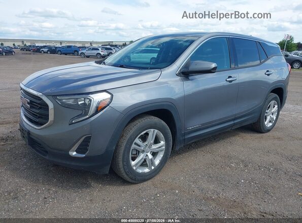 3GKALTEV3KL369575 2019 GMC TERRAIN Серый Передняя левая четверть