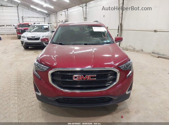 3GKALTEV3LL150701 2020 GMC TERRAIN Red Instrument cluster view