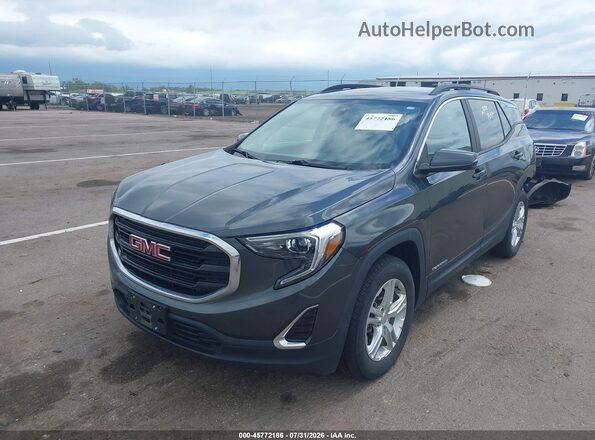 3GKALTEV3ML390977 2021 GMC TERRAIN Gray Przód lewy