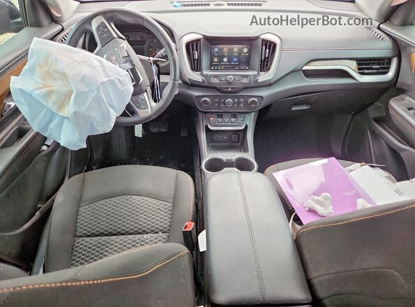 3GKALTEV4JL144175 2018 GMC TERRAIN Черный Вид панели приборов