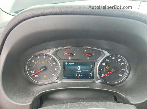 3GKALTEV4JL287353 2018 GMC TERRAIN Черный Вид щитка приборов