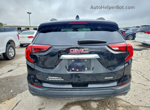 3GKALTEV4JL287353 2018 GMC TERRAIN Черный Вид сзади