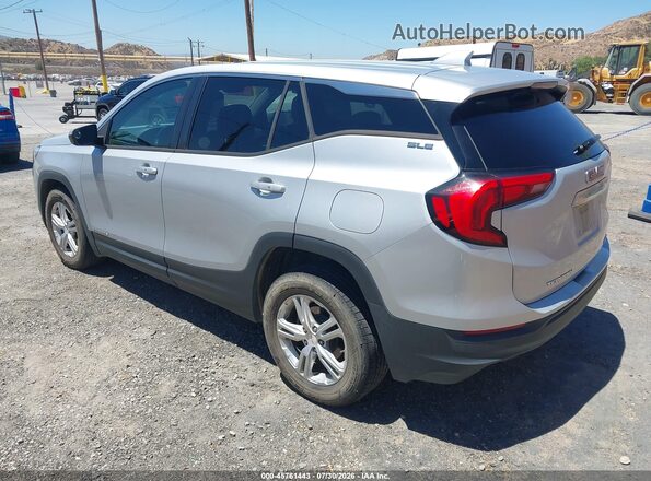 3GKALTEV4JL333845 2018 GMC TERRAIN Silver უკანა მარცხენა