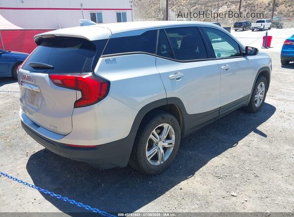 3GKALTEV4JL333845 2018 GMC TERRAIN Silver უკანა მარჯვენა
