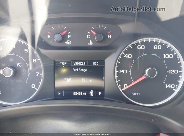 3GKALTEV4JL333845 2018 GMC TERRAIN Silver უკანა სავარძლების ხედი