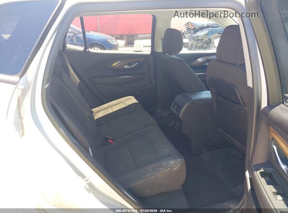 3GKALTEV4JL333845 2018 GMC TERRAIN Silver VIN კოდის სტიკერის ხედი