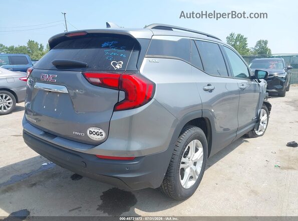 3GKALTEV4JL383497 2018 GMC TERRAIN Gray Հետևի աջ