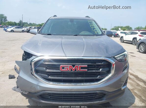 3GKALTEV4JL383497 2018 GMC TERRAIN Gray Սալոնի հետևի տեսք