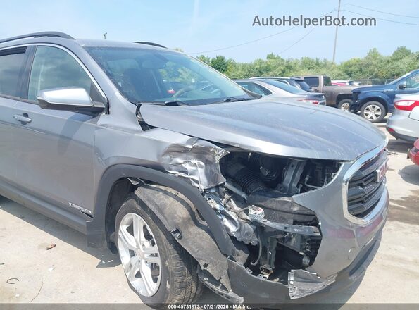 3GKALTEV4JL383497 2018 GMC TERRAIN Gray Դիմացի տեսք