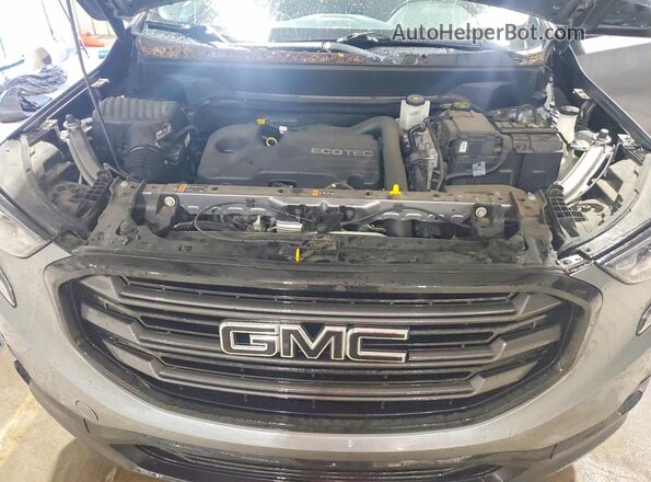 3GKALTEV4LL193234 2020 GMC TERRAIN Charcoal ძრავის განყოფილების ხედი