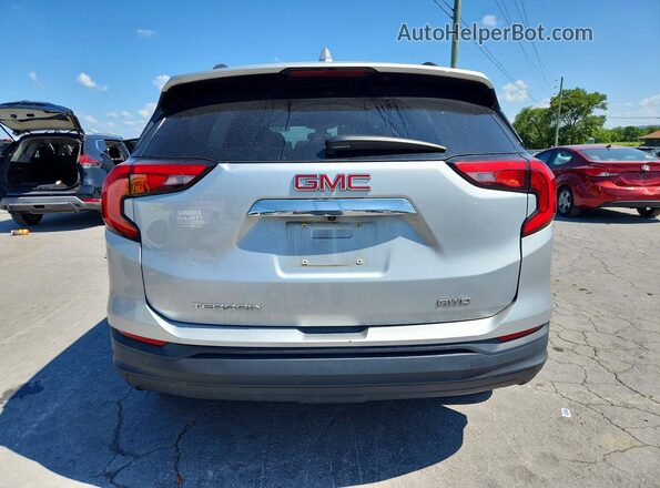 3GKALTEV4ML391152 2021 GMC TERRAIN Silver Rear view