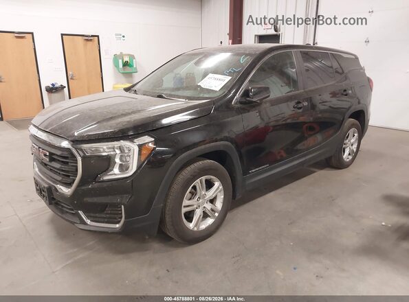 3GKALTEV4NL167784 2022 GMC TERRAIN Black Передня ліва чверть
