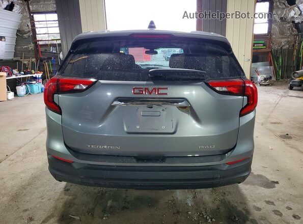3GKALTEV5JL141561 2018 GMC TERRAIN Серый Вид сзади