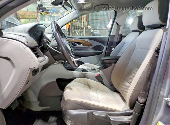 3GKALTEV5JL141561 2018 GMC TERRAIN Серый Вид салона спереди