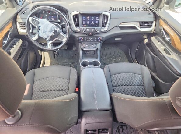 3GKALTEV5KL261782 2019 GMC TERRAIN White წინა პანელის ხედი