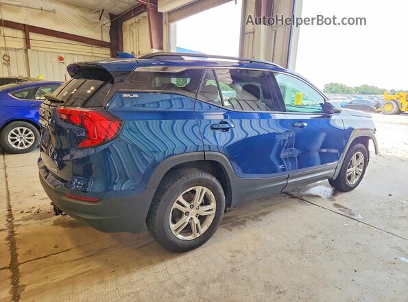 3GKALTEV5LL245339 2020 GMC TERRAIN Синий Задняя правая четверть