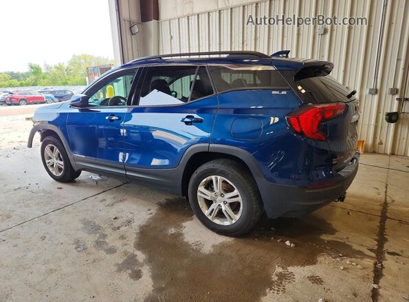 3GKALTEV5LL245339 2020 GMC TERRAIN Синий Задняя левая четверть