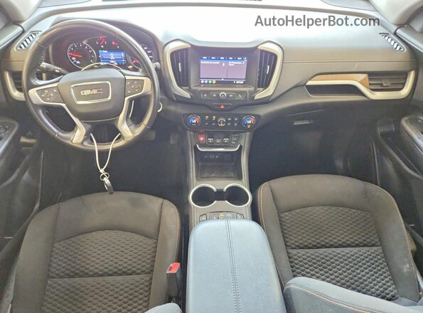 3GKALTEV5LL245339 2020 GMC TERRAIN Синий Вид панели приборов