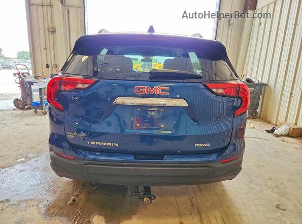 3GKALTEV5LL245339 2020 GMC TERRAIN Синий Вид сзади