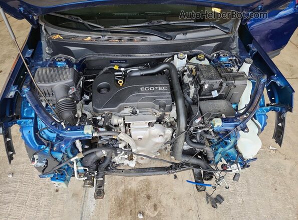 3GKALTEV5LL245339 2020 GMC TERRAIN Синий Вид подкапотного пространства