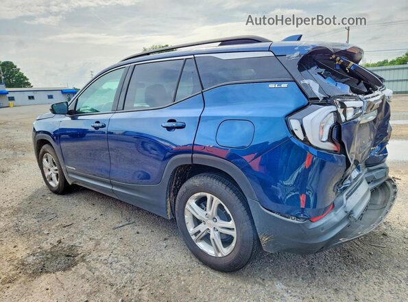 3GKALTEV5LL259029 2020 GMC TERRAIN Синий Задняя левая четверть