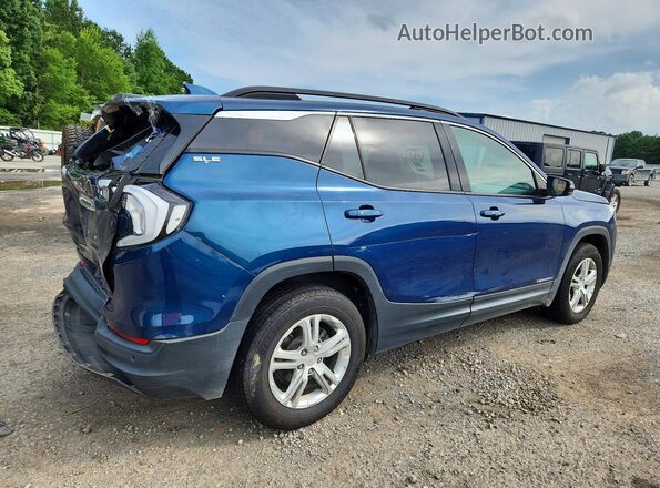 3GKALTEV5LL259029 2020 GMC TERRAIN Синий Задняя правая четверть