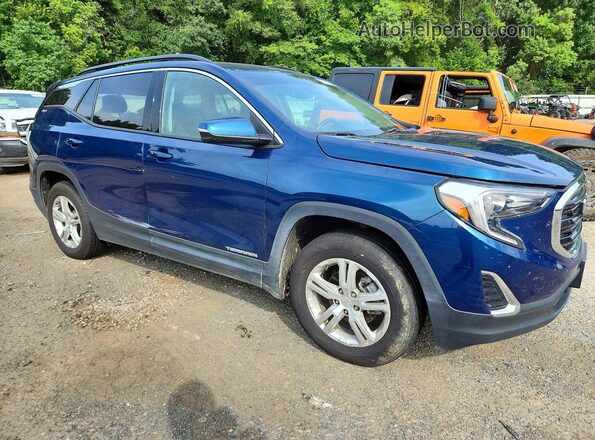 3GKALTEV5LL259029 2020 GMC TERRAIN Синий Передняя правая четверть