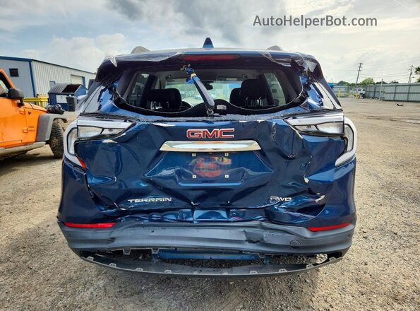 3GKALTEV5LL259029 2020 GMC TERRAIN Синий Вид сзади