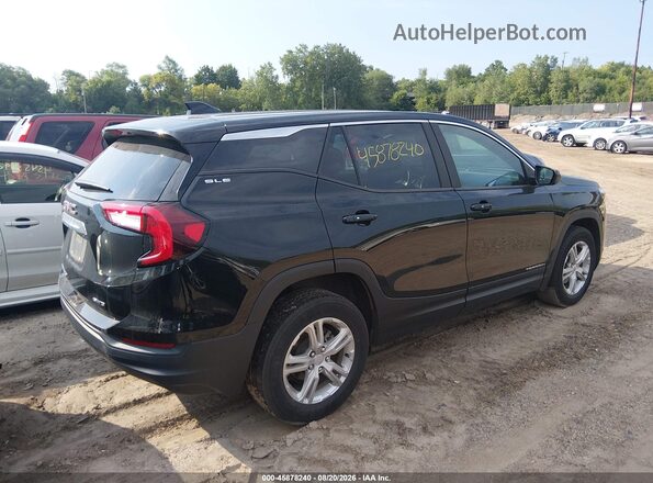 3GKALTEV5NL178129 2022 GMC TERRAIN Black უკანა მარჯვენა