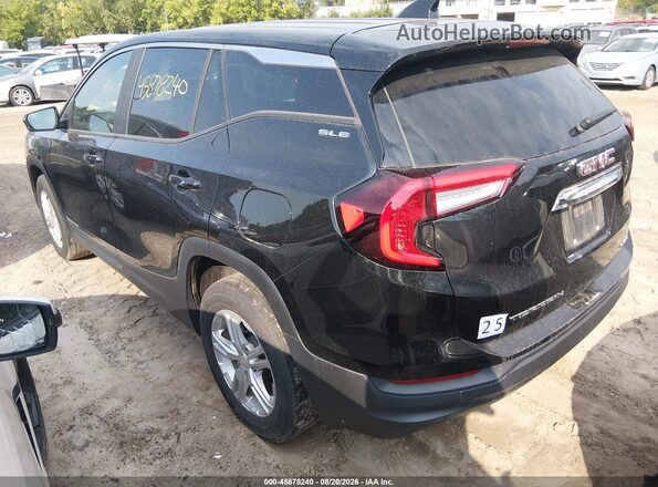 3GKALTEV5NL178129 2022 GMC TERRAIN Black უკანა მარცხენა