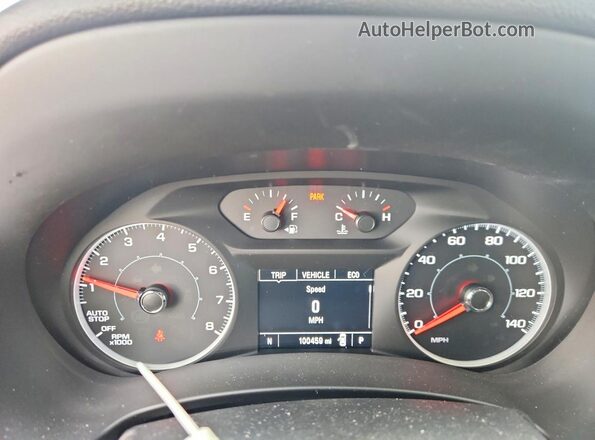 3GKALTEV6JL213660 2018 GMC TERRAIN Black Вид щитка приладів