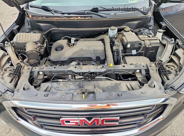 3GKALTEV6JL213660 2018 GMC TERRAIN Black Вид задньої частини салону
