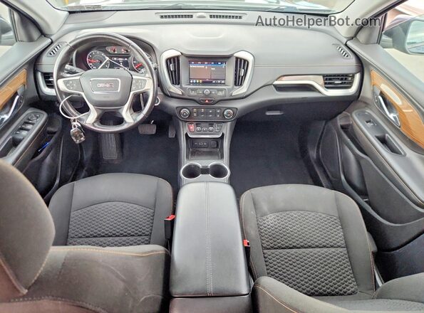 3GKALTEV6JL213660 2018 GMC TERRAIN Black Вид панелі приладів