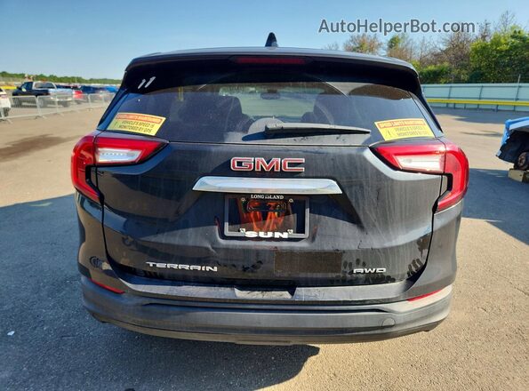 3GKALTEV6NL179936 2022 GMC TERRAIN Черный Вид сзади