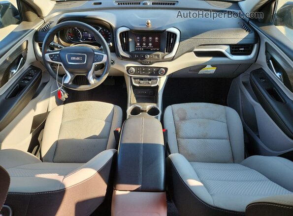 3GKALTEV6NL179936 2022 GMC TERRAIN Черный Вид панели приборов