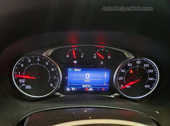 3GKALTEV6NL245224 2022 GMC TERRAIN White Widok zestawu wskaźników
