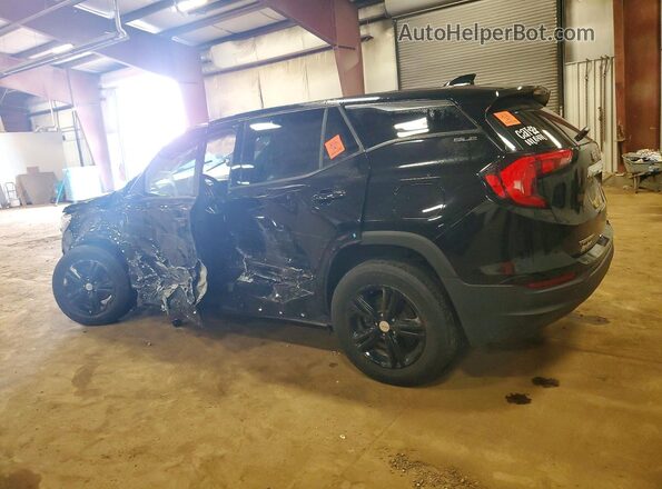 3GKALTEV7JL184802 2018 GMC TERRAIN Black Trasero izquierdo