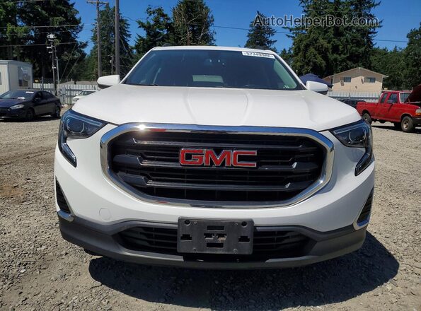 3GKALTEV7JL410367 2018 GMC TERRAIN Белый Вид спереди