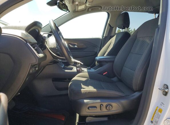 3GKALTEV7JL410367 2018 GMC TERRAIN Белый Вид салона спереди