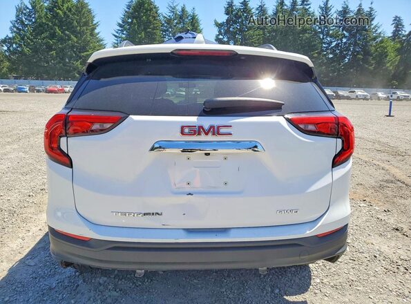 3GKALTEV7JL410367 2018 GMC TERRAIN Белый Вид сзади