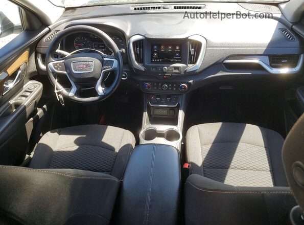 3GKALTEV7JL410367 2018 GMC TERRAIN Белый Вид панели приборов