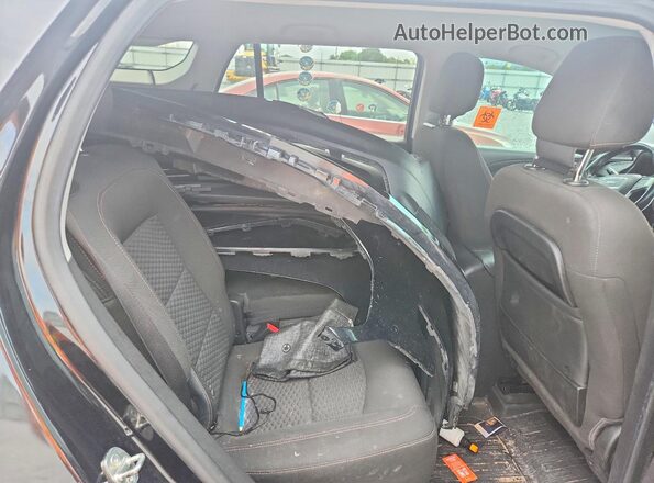 3GKALTEV7KL182047 2019 GMC TERRAIN Black უკანა სავარძლების ხედი