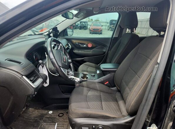 3GKALTEV7KL182047 2019 GMC TERRAIN Black წინა სალონის ხედი
